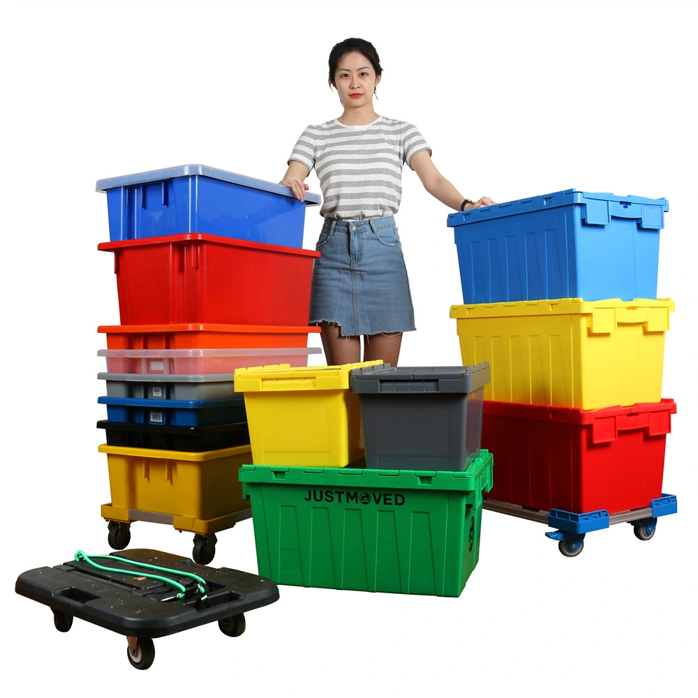 600*400*365mm Plastic Food Storage Container Stack Nest Crate