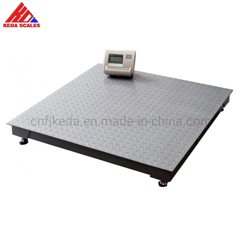 Floor Scale Heavy Duty Platform Weighing Industrial Pallet Scales 1m*1m