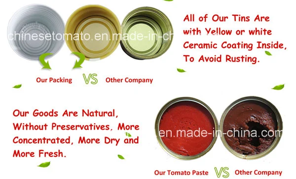 OEM Tomato Paste Buyers Double Concentrated Tomato Paste Ginny Brand for Burkina Faso