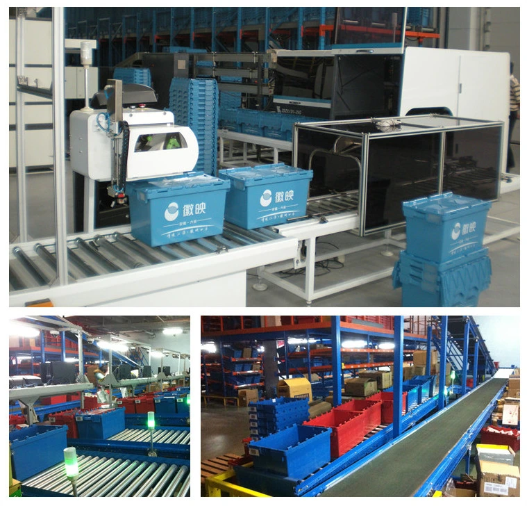 Plastic Moving Crates for Warehouse Storage