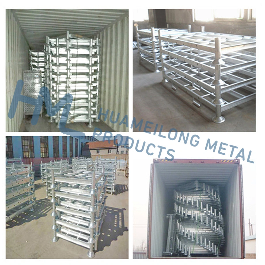 China Customized Logistic Warehouse Portable Steel Stacking Pallet Rack Manufacturers