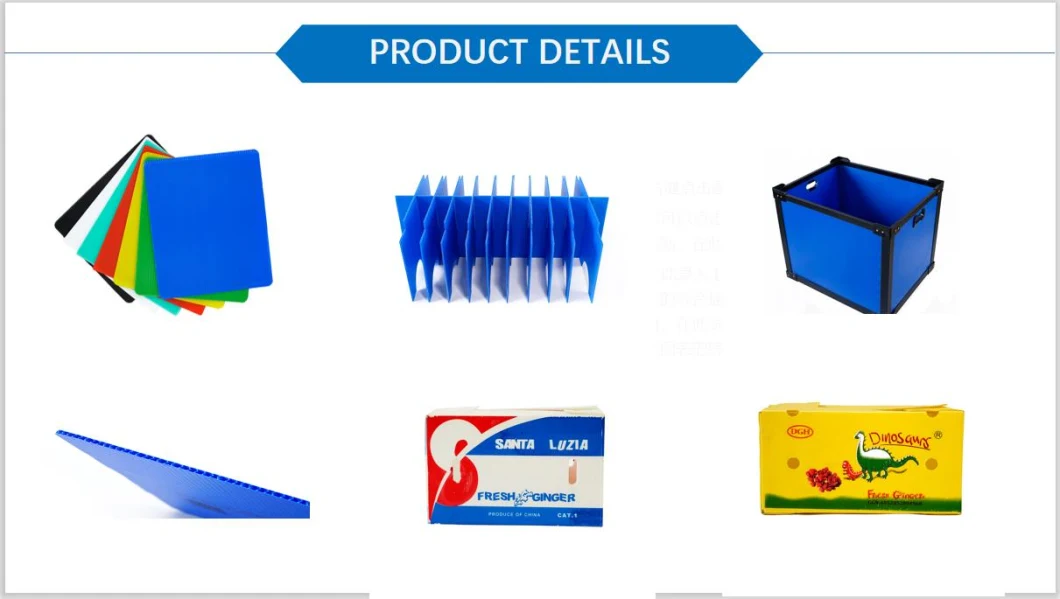 Corflute Coroplast Corrugated Plastic Pallet Sheet/Board Dividers Packaging Boxes