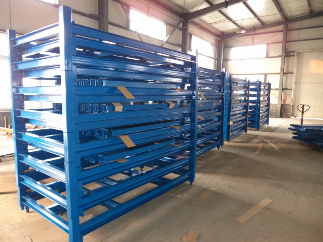 Industrial Folding Warehouse Heavy Duty Stacking Steel Pallet Rack