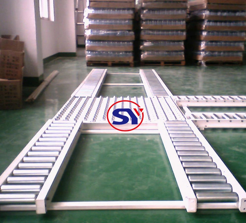 Stainless Steel Motorized Gravity Roller Conveyor System/Conveyor Table for Conveying Pallet Carton Box