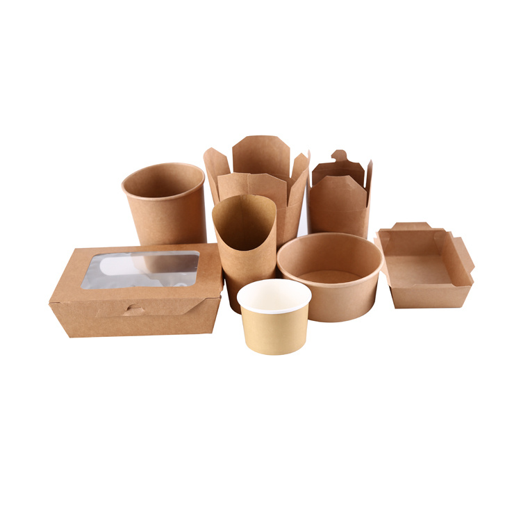 Degradable Four and Five Compartments Microwavable Lunch Packing Boxes Take Away Sugar Cane Pulp Boxes