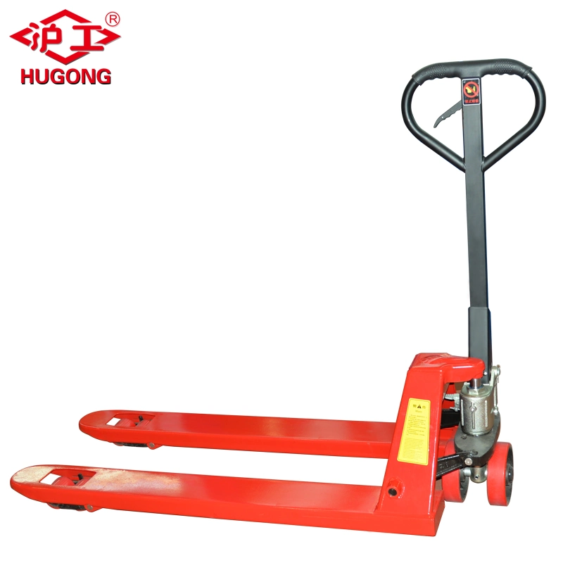 Low Cost 2000kg 2ton Hydraulic Manual Pallet Truck Hand Forklift