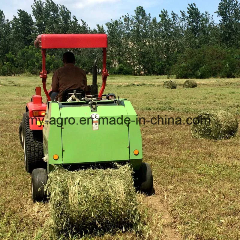 Hay and Straw Baling Machine Mini Hay Grass Round Baler for Sale