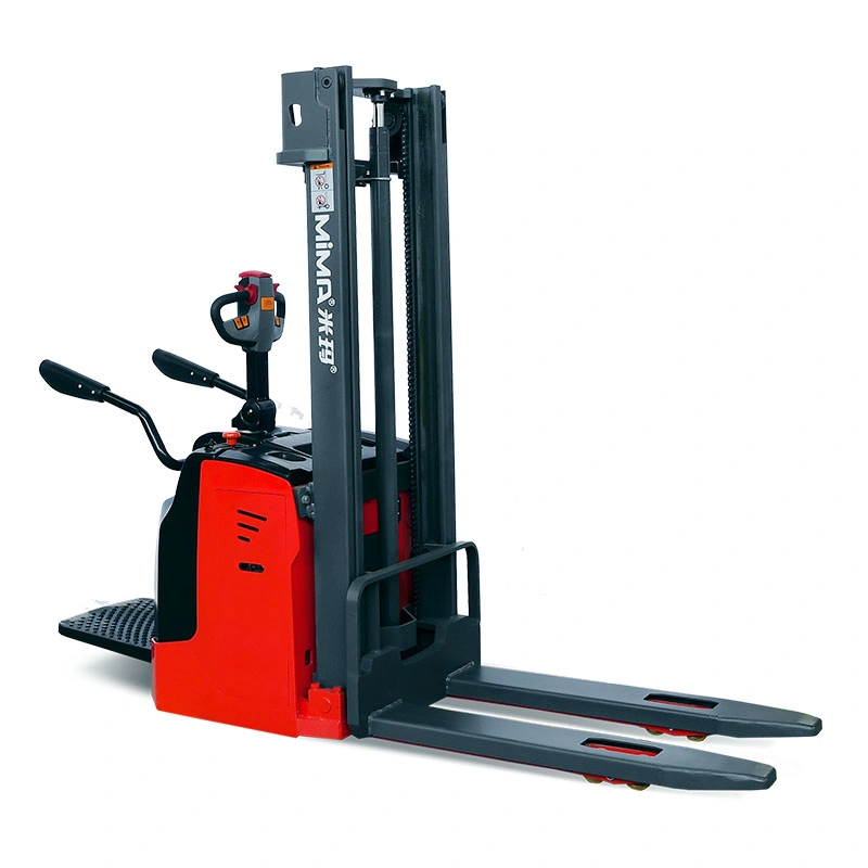 Low Cost 5000mm Full Electric Pallet Stacker on Sale