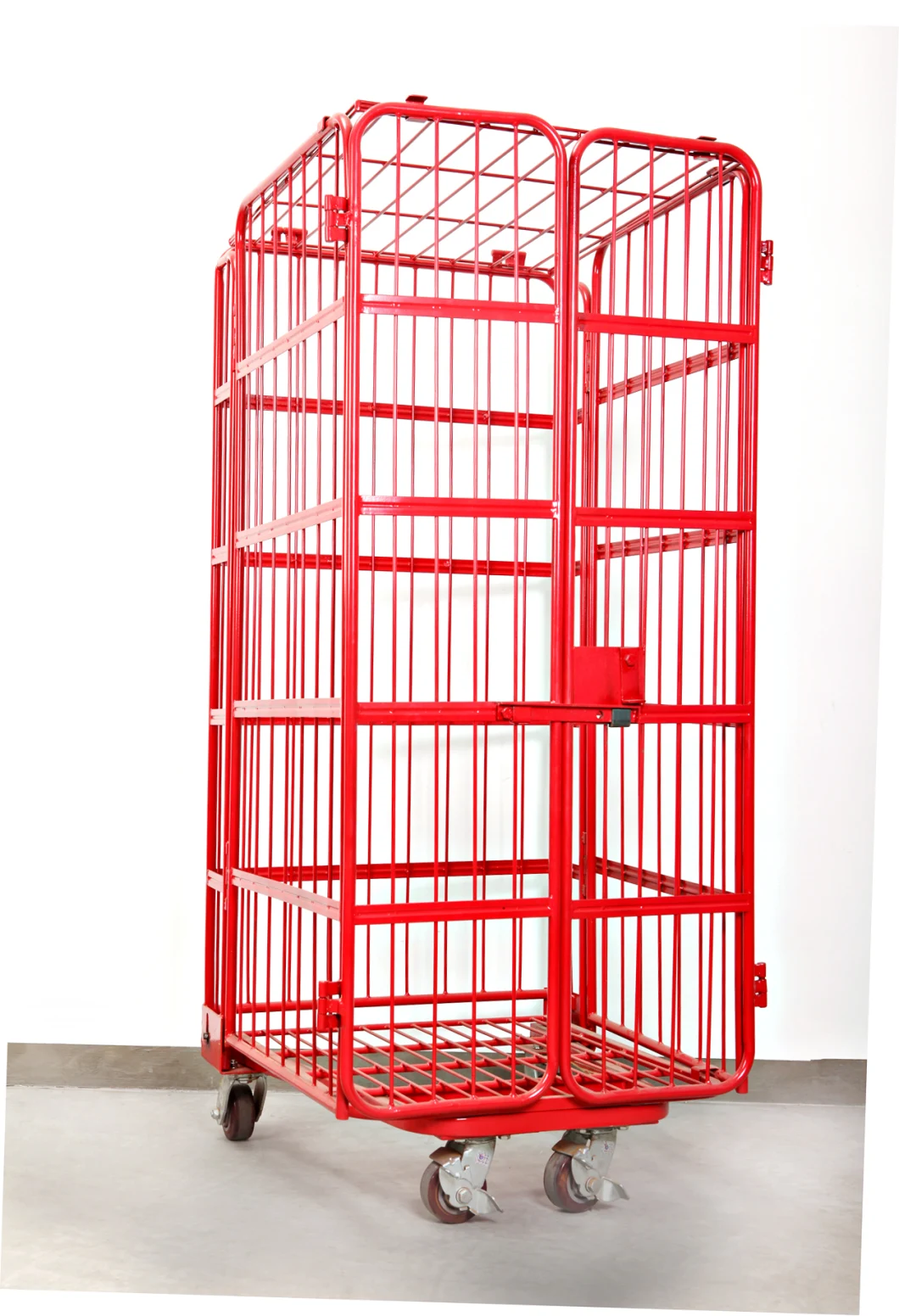 Customized Cargo Storage Roll Nestable Roll Container Trolley