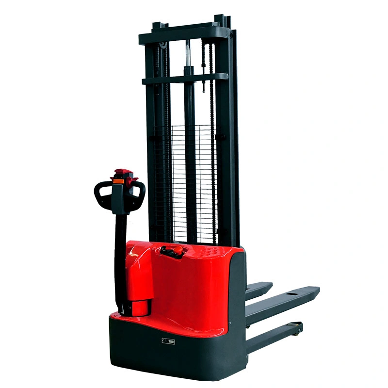 Low Cost Small Walking Electric Pallet Stacker with Lift Height
