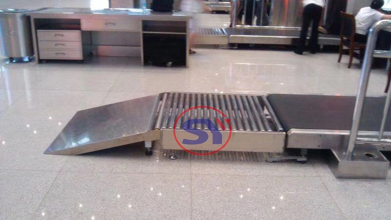 90 Degree Bend Driving Roller Conveyor for Plate Crate Barrel