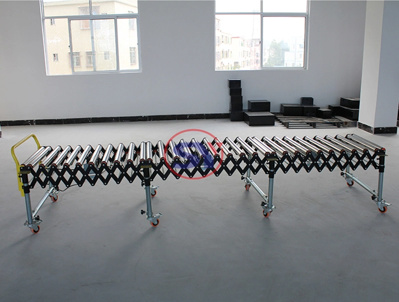 Carrying Roller Sprocket Conveyor for Transfer Crate Pallet