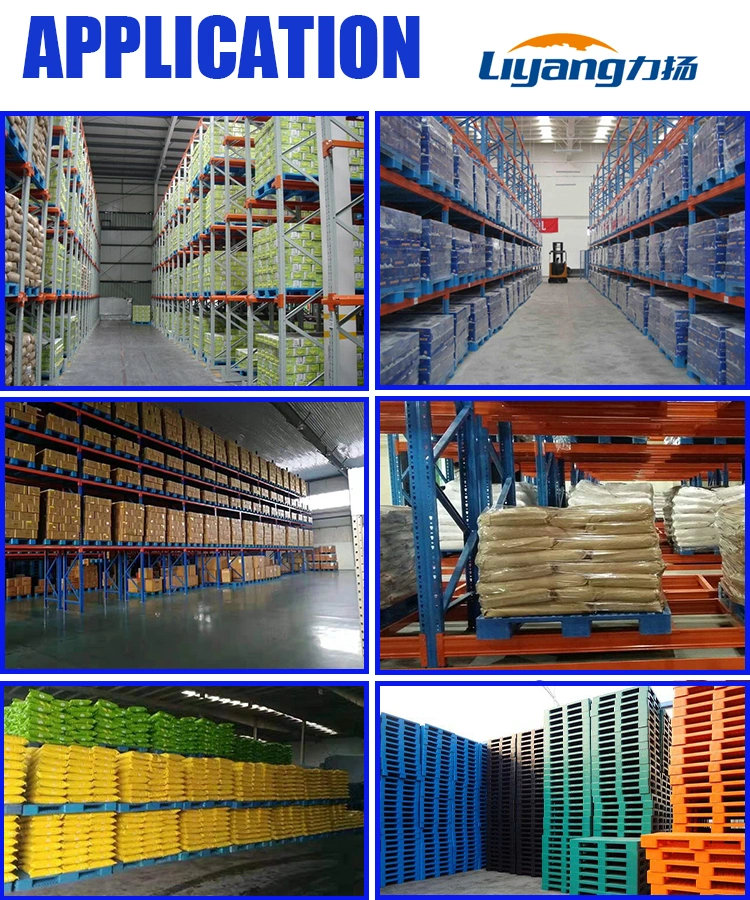 Plastic Tray Recycle HDPE OEM Colorful Euro Plastic Pallet Rackable Storage Pallet