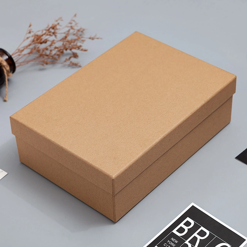 Black Cosmetics Packing Box Kraft Paper Box Gift Box Customized