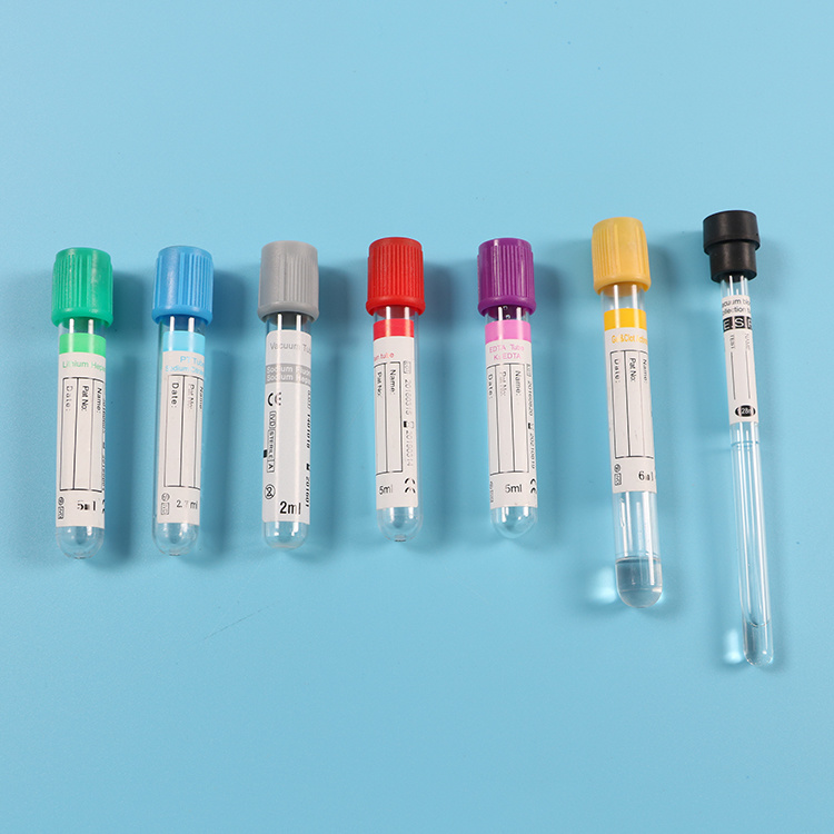 Medical Use Sampling Blue Blood Test Tubes