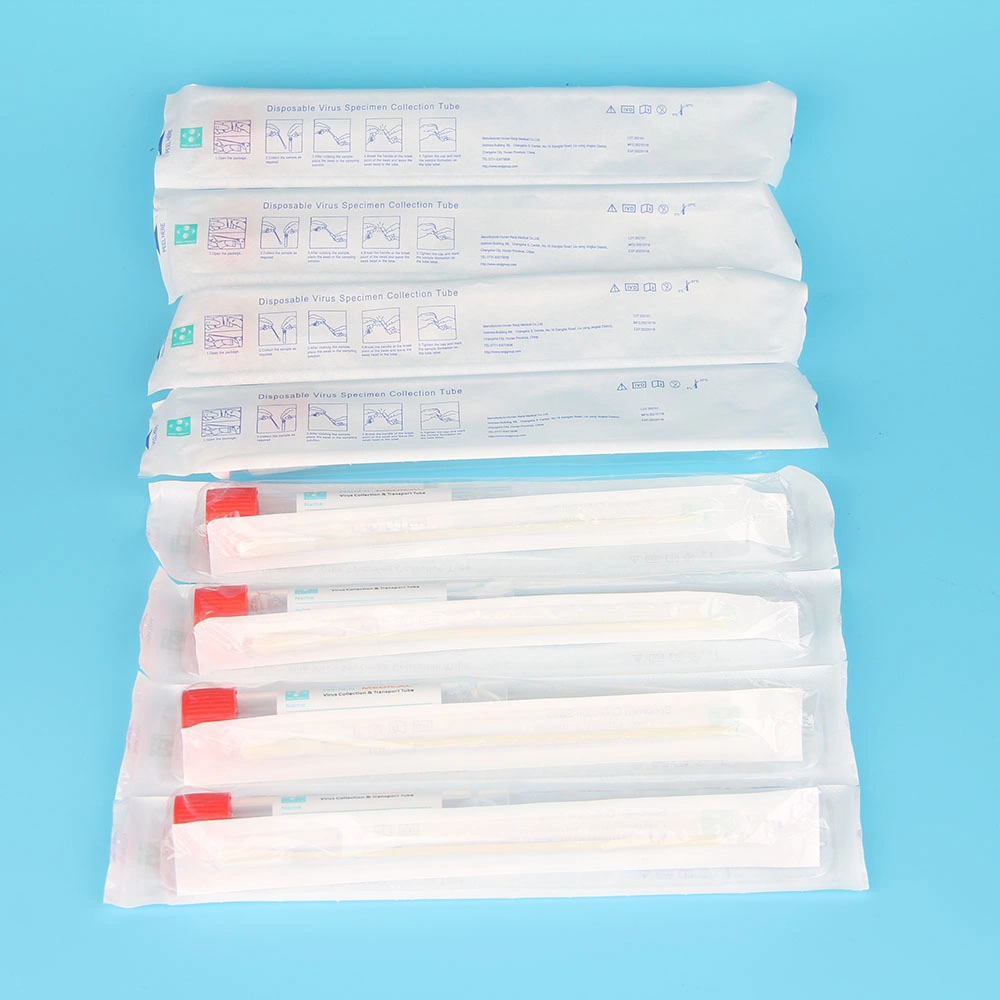 Rave Reviews Disposable Viral Specimen/Sample Collection Tube with Oral/Nasal Swab
