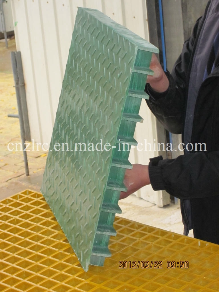 GRP Grating with Cover / GRP Grating with Gritty Cover FRP Grating