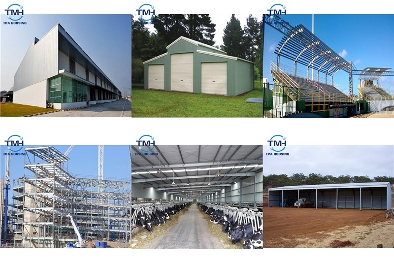 Different Kinds of Steel Structure Construction Building for Sale