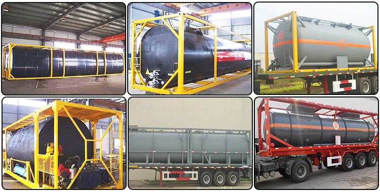 20FT ISO Tank Container 20FT Liquid Transport Tank Container 20FT Bulk Bitumen Tank Container