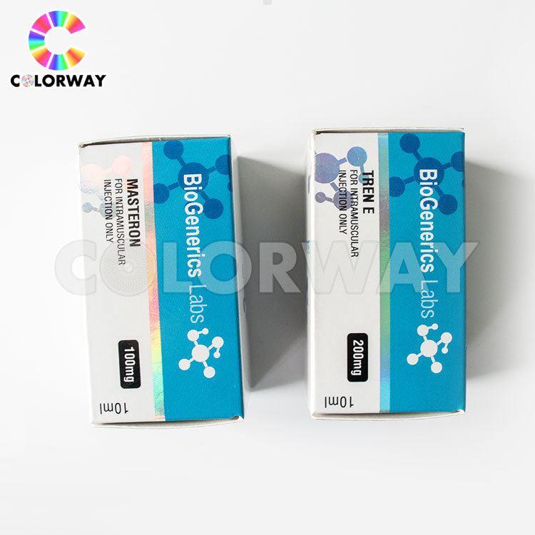 Glossy Art Paper 10ml Vials Box Glass Vials Box Packaging