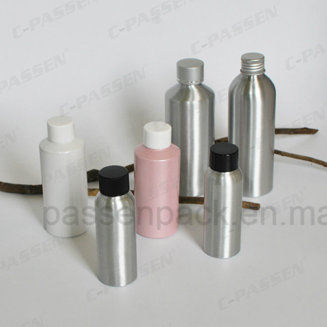 Aluminum Bottle Cosmetic Packaging Black Bottle Perfume Bottle Daily Using
