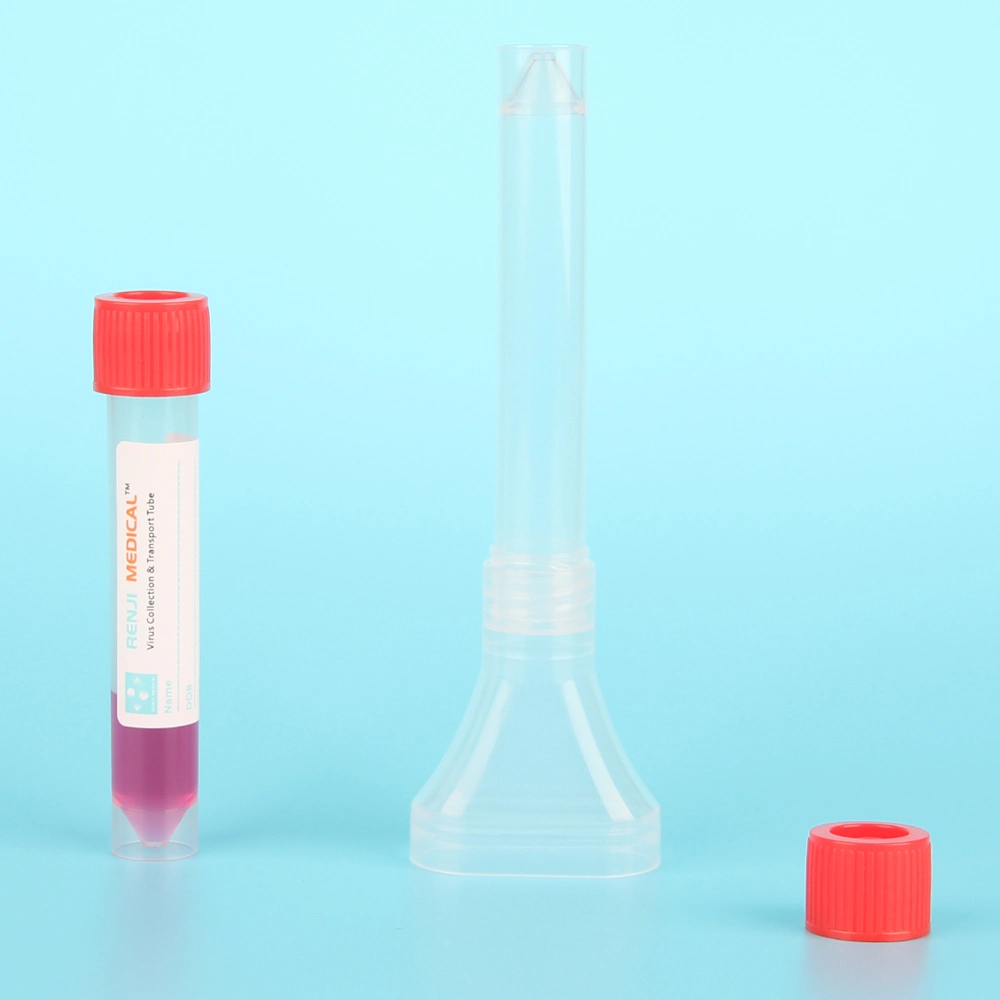 Disposable Saliva Collection Tube DNA Rna Sample Collection Kit Antigen Saliva Tube Test Kit