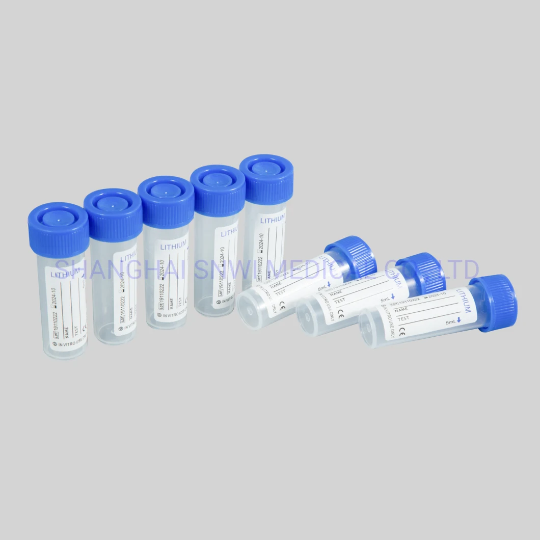 Disposable Factory Heparin Sodium Blood Collection Tube 1ml-10ml