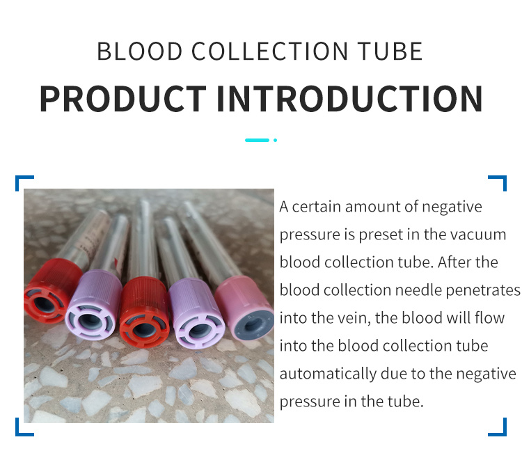 Pet Vacuum Blood Test Collection Tube 1ml-10ml