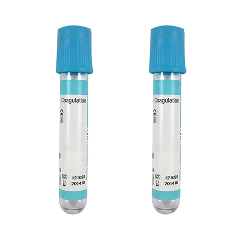 Different Vacuette Evacuated Medical Blood Collection Tubes