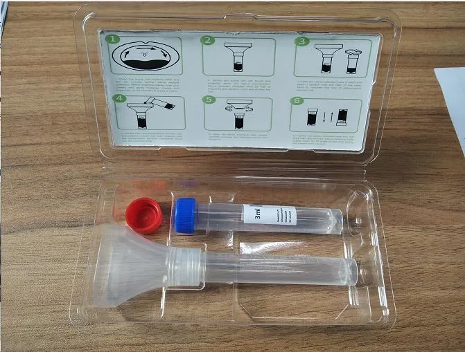 Factory Direct Sells Disposable Saliva Sample Collection Tube Kit for DNA/Rna Sample Collection and Transportation