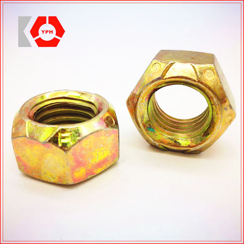 High Quality Stainless Steel Hexagon Nuts DIN934 with Slivery and Golden Galvanized