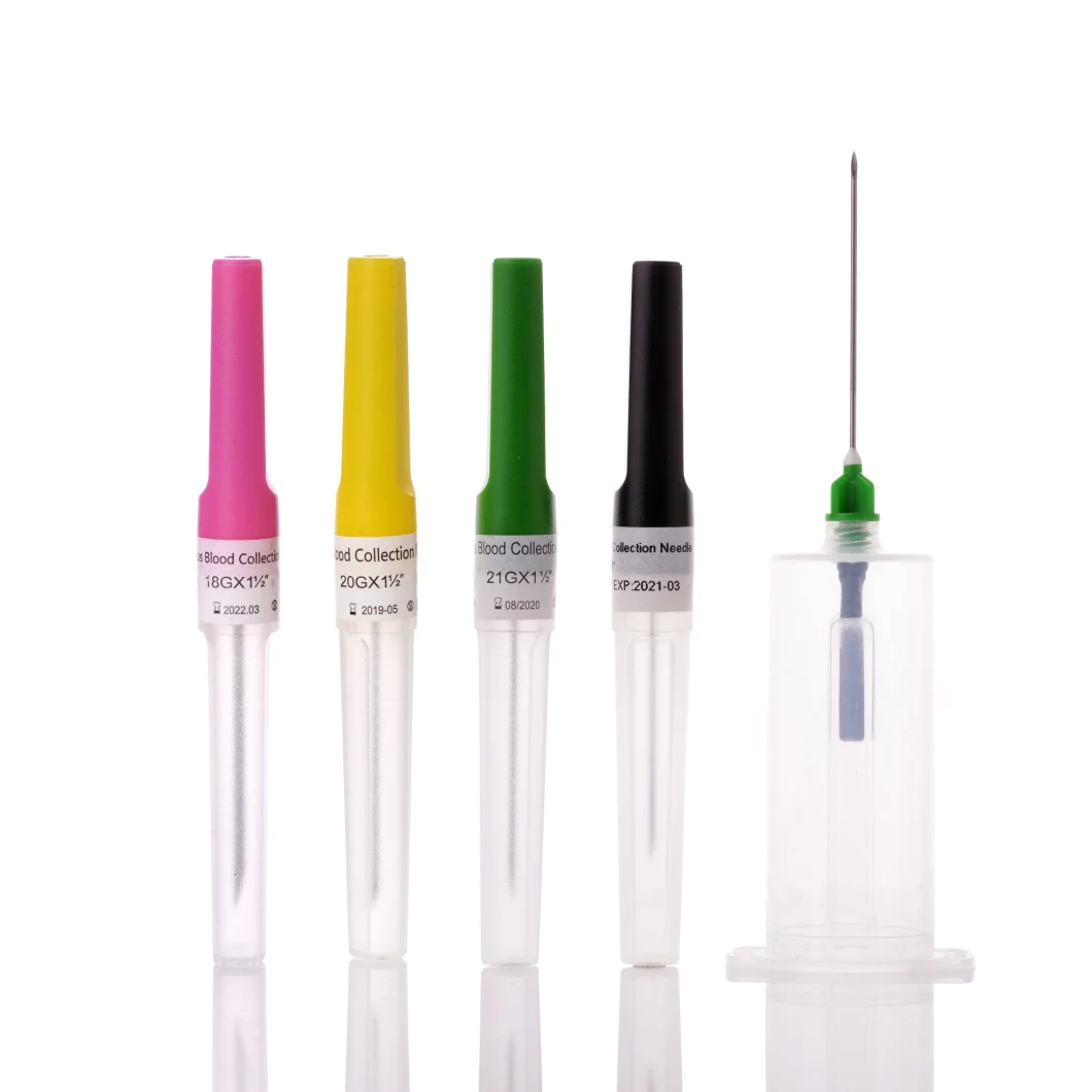 Plastic Plain Vacuum Clinic Blood Collection Needle