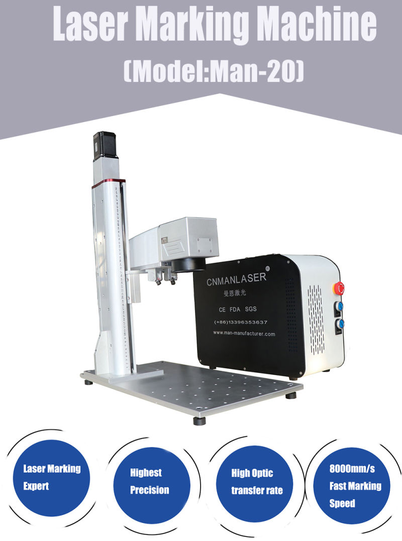 20W Portable Fiber Laser Marker Machine for All Kinds of Precision Instruments