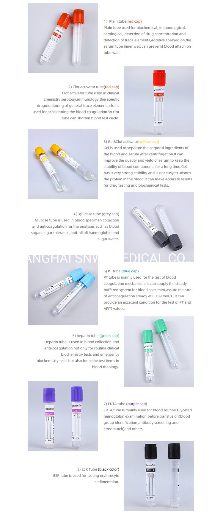 High Quality Disposable Medical Consumable Micro Blood Collection Tube