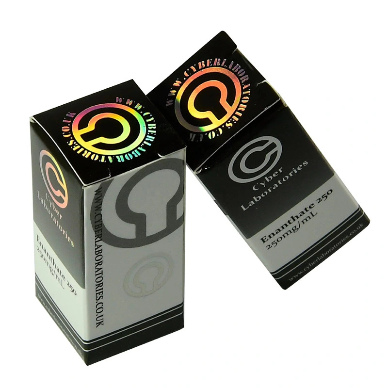 Top-Notched Quality Vial Packaging Bottle Box Holographic 10ml Vial Box