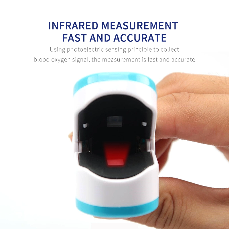 Low Price Pediatric Monitor Fingertip Pulse Sensor Blood Oxygen Saturation Meter with LED Display
