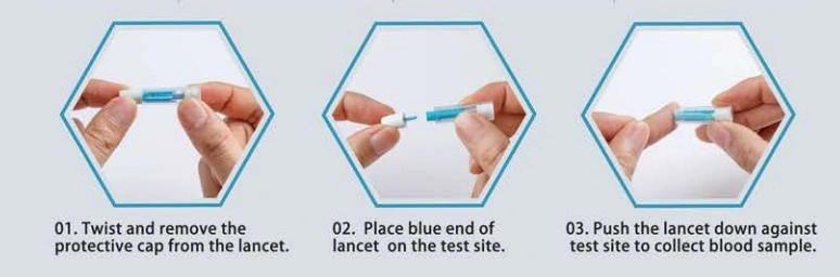 Blood Lancet Mslslc12 Blood Glucose Safety Lancet with Different Size