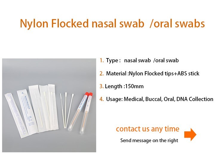 DNA/Rna Sampling Swab Nylon Flocked Swab with Tube