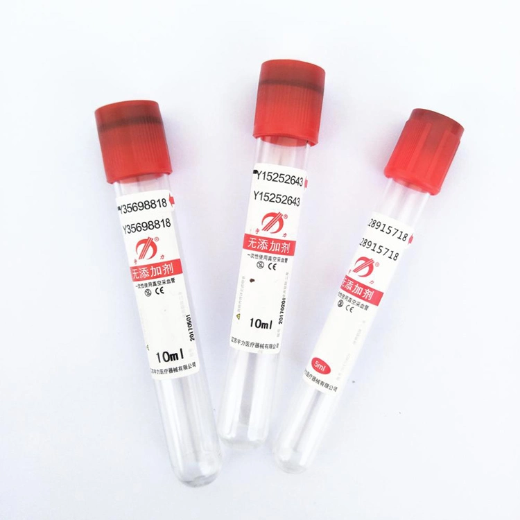 Disposable Laboratory Plastic Vacutainer Blood Collection Additives