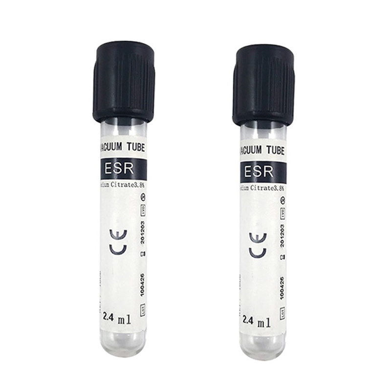 Different Vacuette Evacuated Medical Blood Collection Tubes