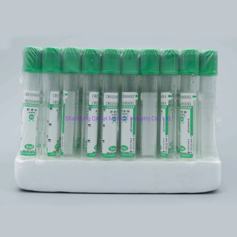 Plastic Plain Vacuum Blood Collection Tube