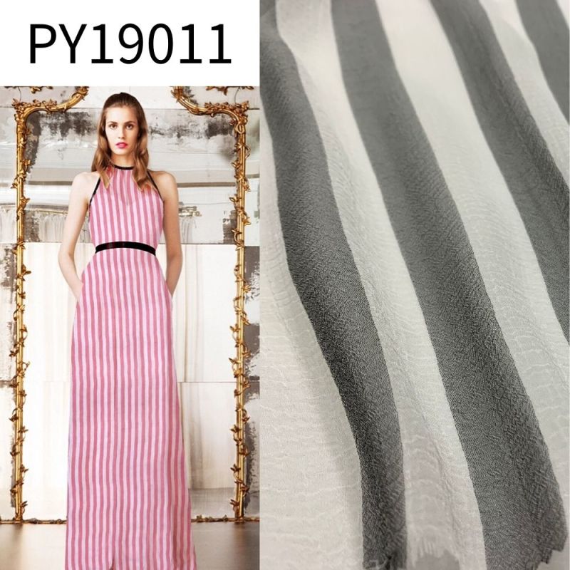 Py19011 Cationic Two Tones Colors Chiffon Polyester Fabric
