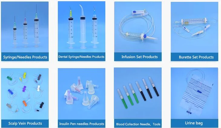 Factory Supplier Blood Taking Needle/Blood Collection Needle with Luer Adapter