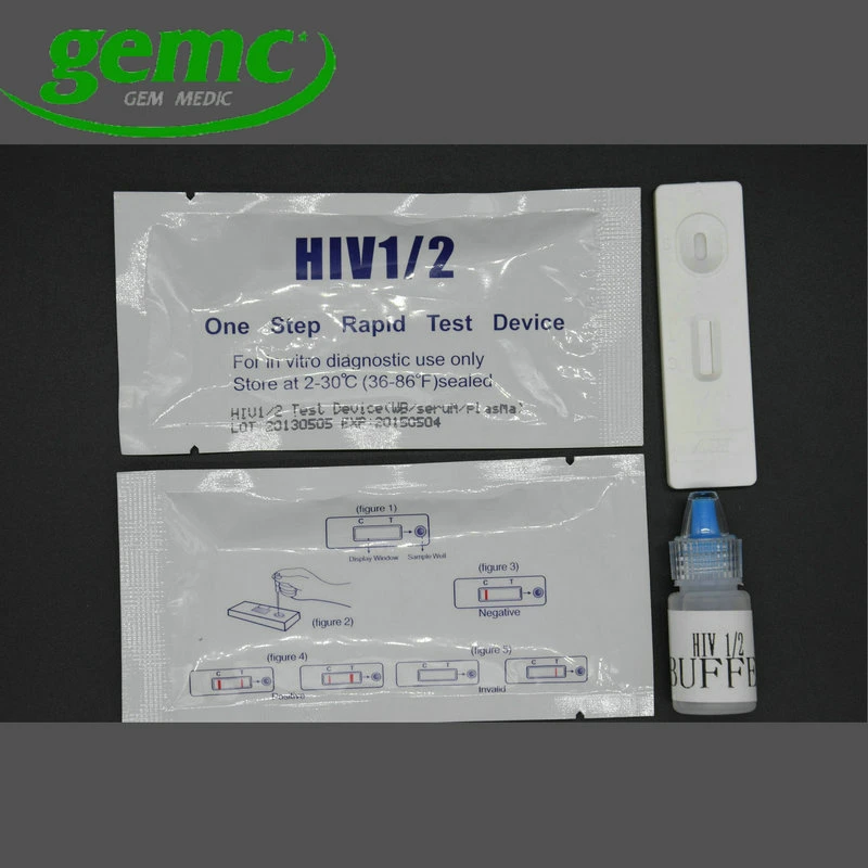 Accuracy Sexual Transmitted Diseases HIV 1+2 Whole Blood Test Kits