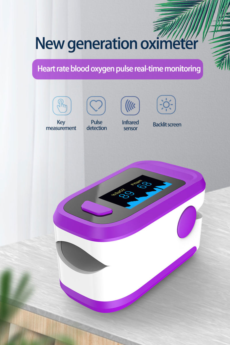 2020 High Quality Multi Color Finger Oximetro Blood Oxygen Monitor