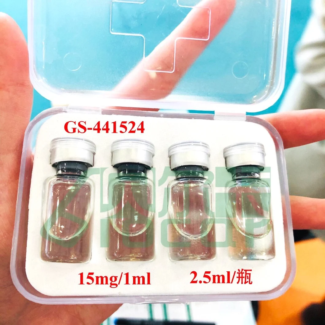 5ml/Vials or 2.5ml/Vials GS441 GS-441524 CAS-1191237-69-0 Injection to Cure Fip of Cat