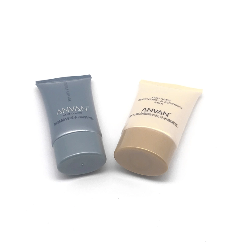 Bb Cream Containers Plastic Oval Cosmetic Packaging Tube, Plastic Tube for Sunscreen