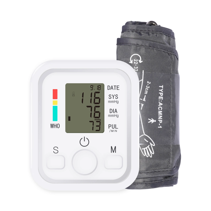Medical Electronic Portable Arm Blood Pressure Monitor Blood Pressure Meter Heart Rate Monitor
