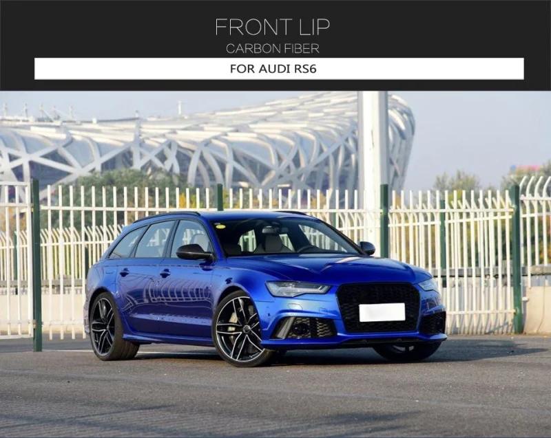 Carbon Fiber Front Lip for Audi RS6 2013-2018