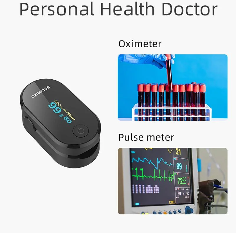 Blood Oximeter Hand Finger Clip Medical Blood Oxygen Saturation Monitoring Pulse Household Heartbeat Heart Rate Detector